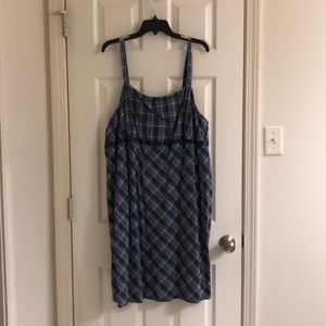 Blue & Purple plaid Venezia sundress size 28